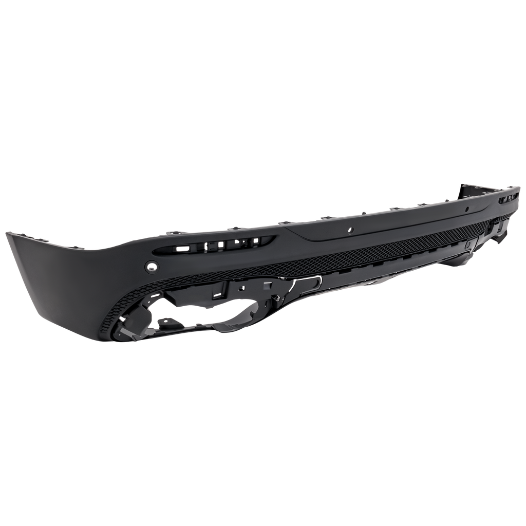 GLB250 20-23/GLB35 AMG 21-23 REAR BUMPER COVER, Lower, Textured, w/ Active Park Assist Sensor Holes, (GLB250 w/ AMG Body Styling)