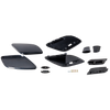 GLA-CLASS 18-20 REAR LOWER VALANCE, Center Spoiler, Textured Black, w/o Perfomance Package