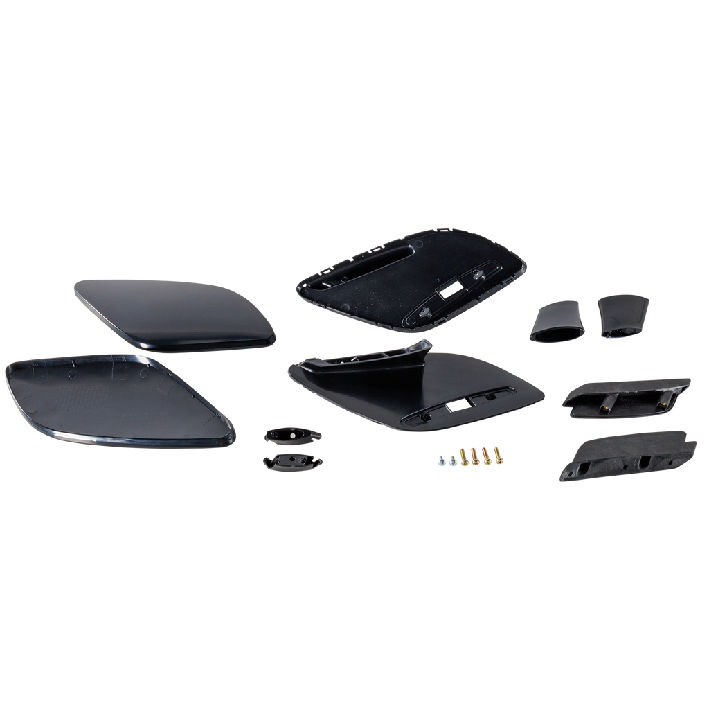 GLA-CLASS 18-20 REAR LOWER VALANCE, Center Spoiler, Textured Black, w/o Perfomance Package