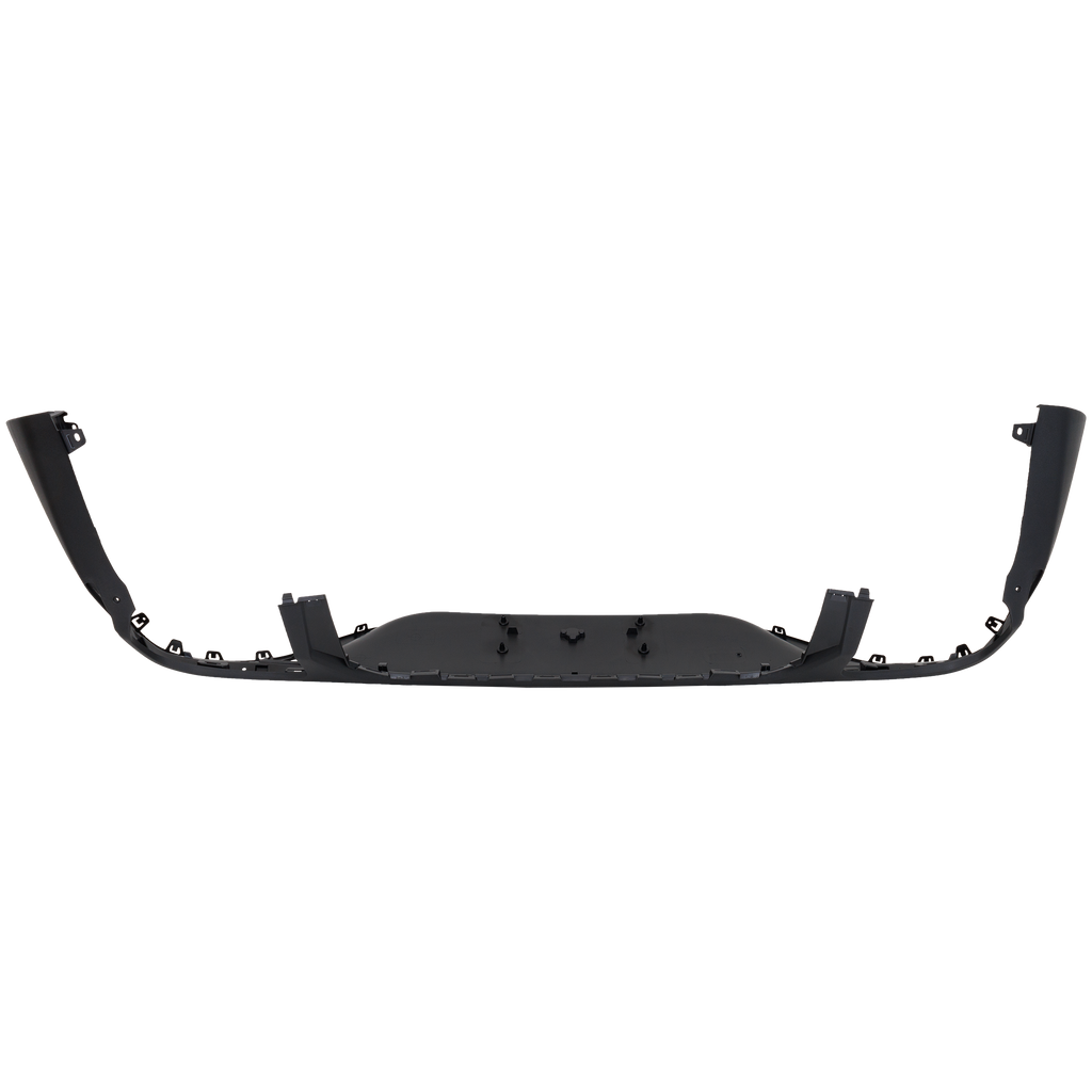 GLC300 20-22 REAR LOWER VALANCE, Plastic, Textured Black, w/ AMG Styling Package, w/o Active Park Assist Sensor Holes