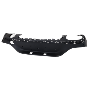 GLC300 20-22 REAR LOWER VALANCE, Plastic, Textured Black, w/ AMG Styling Package, w/ Active Park Assist Sensor Holes