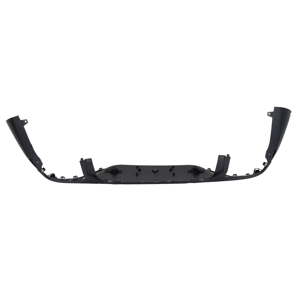 GLC300 20-22 REAR LOWER VALANCE, Plastic, Textured Black, w/ AMG Styling Package, w/ Active Park Assist Sensor Holes