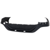 GLC300 20-22 REAR LOWER VALANCE, Plastic, Textured Black, w/o AMG Styling Package, w/o Active Park Assist Sensor Holes