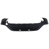 GLC300 20-22 REAR LOWER VALANCE, Plastic, Textured Black, w/o AMG Styling Package, w/o Active Park Assist Sensor Holes