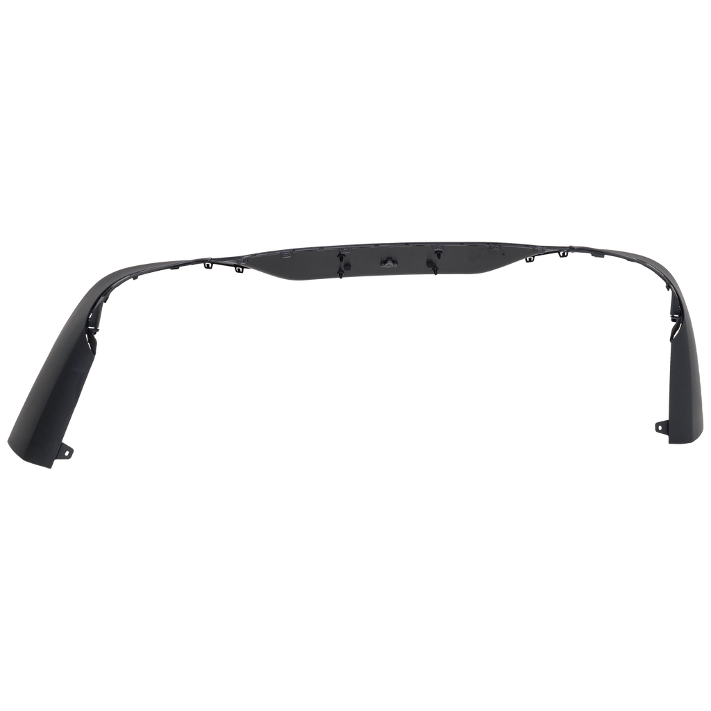 GLC300 20-22 REAR LOWER VALANCE, Plastic, Textured Black, w/o AMG Styling Package, w/o Active Park Assist Sensor Holes