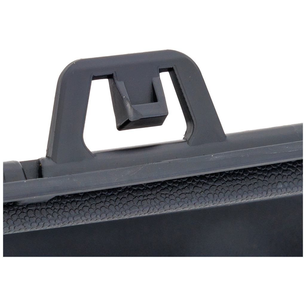 GLC300 20-22 REAR LOWER VALANCE, Plastic, Textured Black, w/o AMG Styling Package, w/ Active Park Assist Sensor Holes