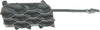 E-CLASS 14-17 REAR BUMPER TOW HOOK COVER RH, Primed, w/ AMG Styling Package, Convertible/Coupe