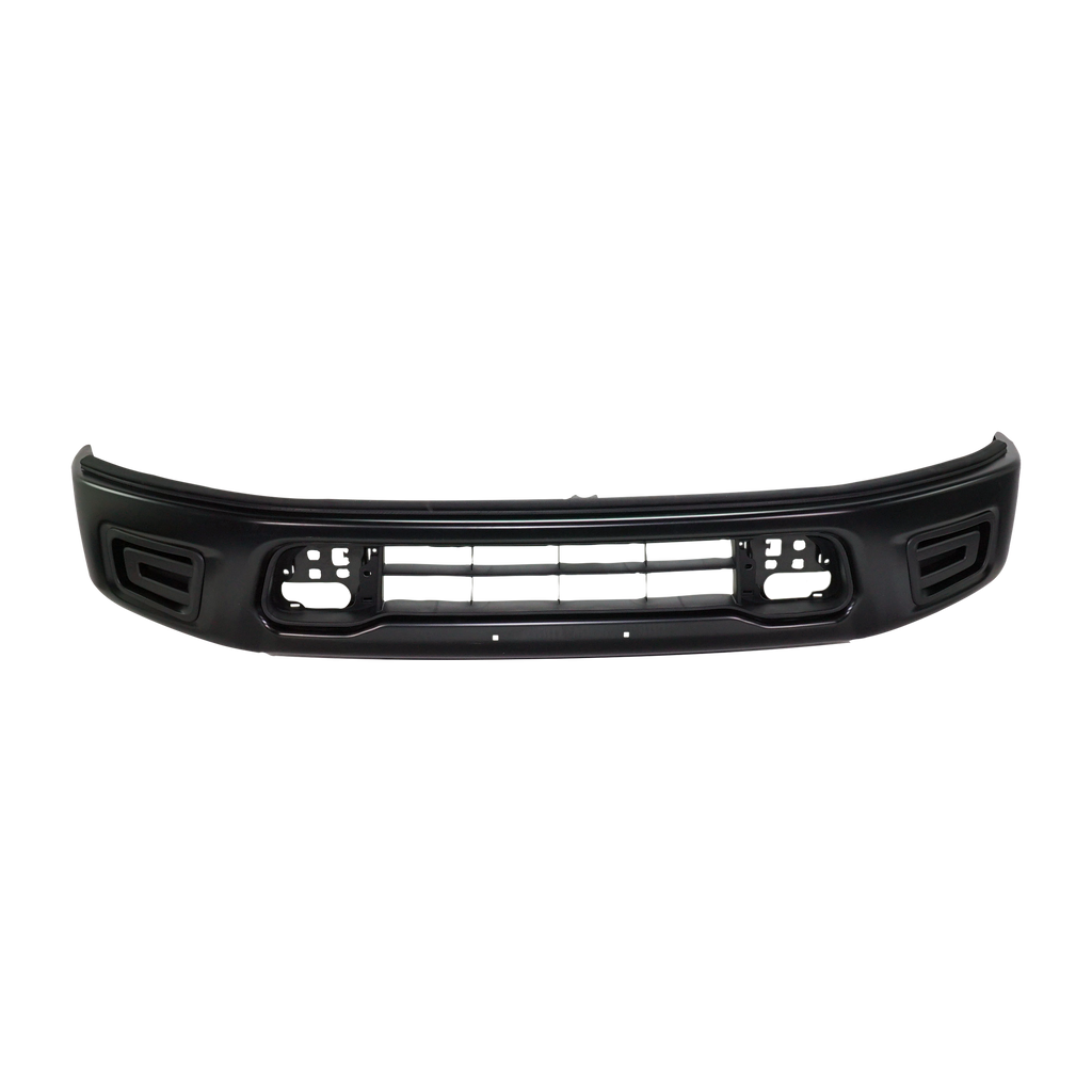 TITAN 17-19 FRONT BUMPER, Lower, Powdercoated Black, w/o Parking Aid Sensor Holes, (S Model, Crew)/Extended/Standard Cab