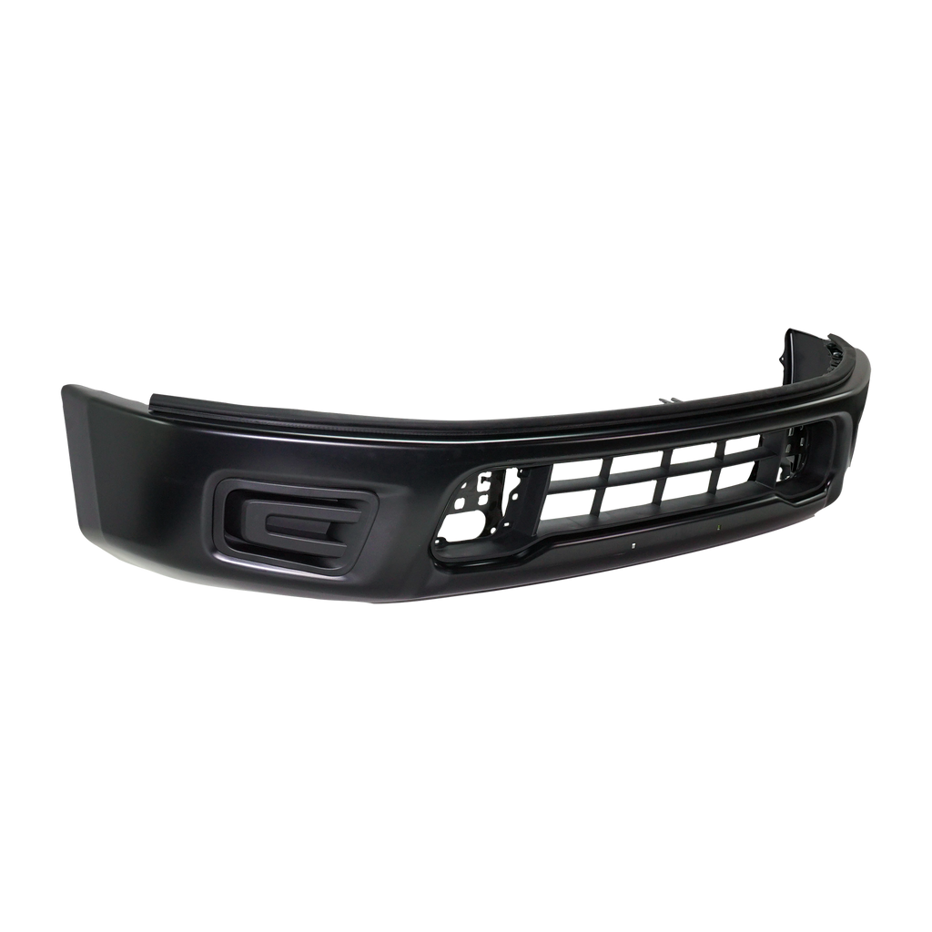 TITAN 17-19 FRONT BUMPER, Lower, Powdercoated Black, w/o Parking Aid Sensor Holes, (S Model, Crew)/Extended/Standard Cab