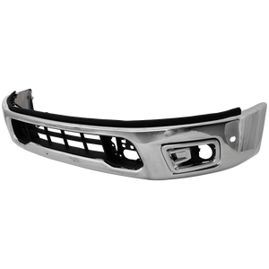 TITAN 17-19 FRONT BUMPER, Lower, Chrome, w/ Parking Aid Sensor Holes, Crew/Extended Cab