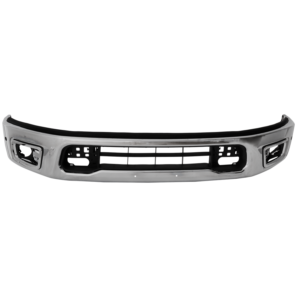 TITAN 17-19 FRONT BUMPER, Lower, Chrome, w/ Parking Aid Sensor Holes, Crew/Extended Cab