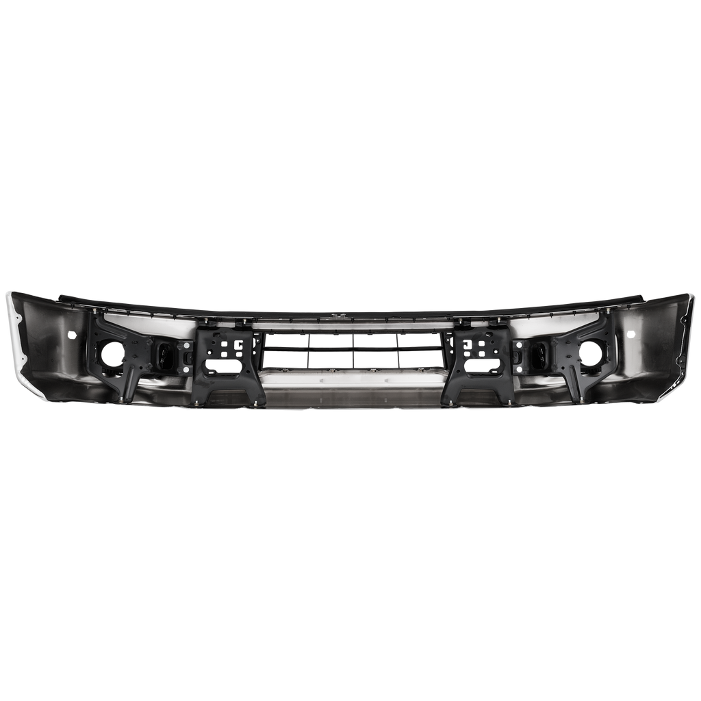 TITAN 17-19 FRONT BUMPER, Lower, Chrome, w/ Parking Aid Sensor Holes, Crew/Extended Cab