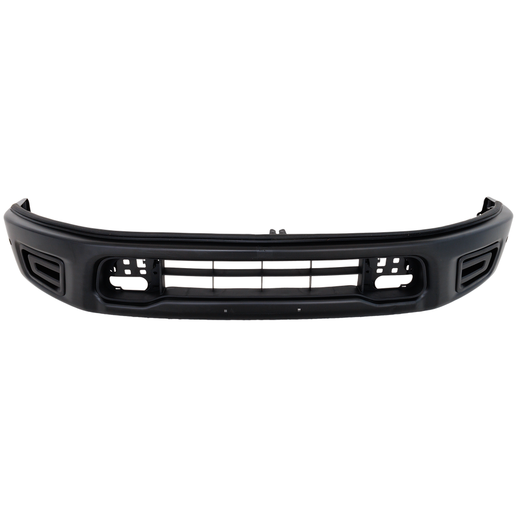 TITAN 17-19 FRONT BUMPER, Lower, Powdercoated Black, w/ Parking Aid Sensor Holes, Crew/Extended Cab