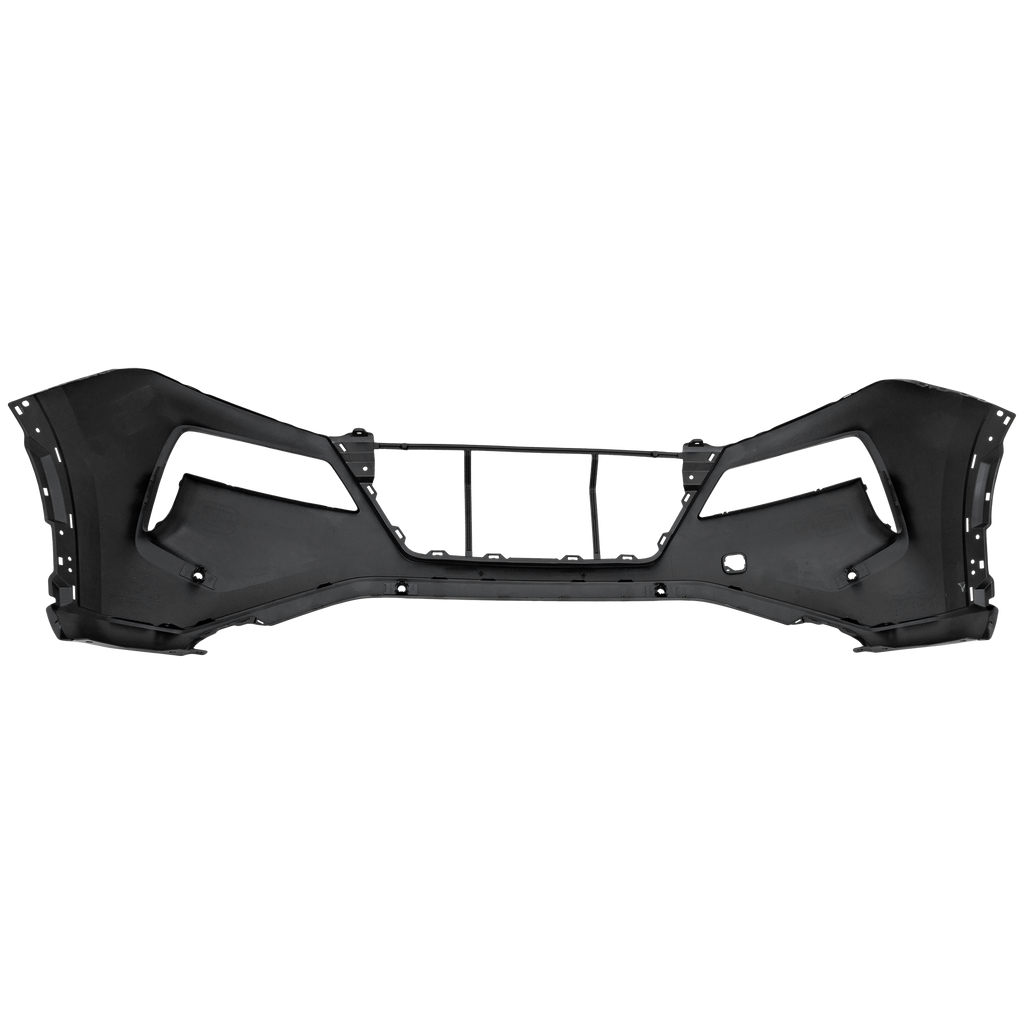 ROGUE 21-21 FRONT BUMPER COVER, Primed, w/ Park Distance Control Sensor Holes, 4 Parking Aid Sensor Holes, SL Model, USA Built Vehicle