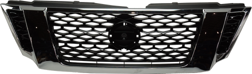 ARMADA 17-19 GRILLE, Painted Black, w/ Chrome Frame, SL/Platinum Models