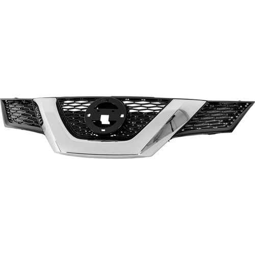 ROGUE 15-20 GRILLE, Painted Black, (Exc. Hybrid Model), SL/(SV, 15-16, w/ Premium Package)/Special Edition Models, Korea Built Vehicle