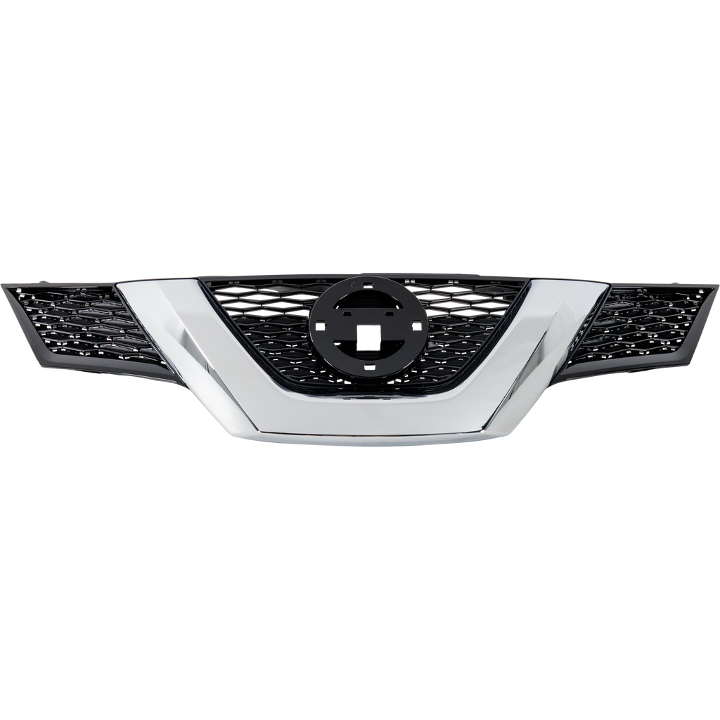 ROGUE 15-20 GRILLE, Painted Black, (Exc. Hybrid Model), SL/(SV, 15-16, w/ Premium Package)/Special Edition Models, Korea Built Vehicle
