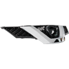 ROGUE 15-20 GRILLE, Painted Black, (Exc. Hybrid Model), SL/(SV, 15-16, w/ Premium Package)/Special Edition Models, Korea Built Vehicle