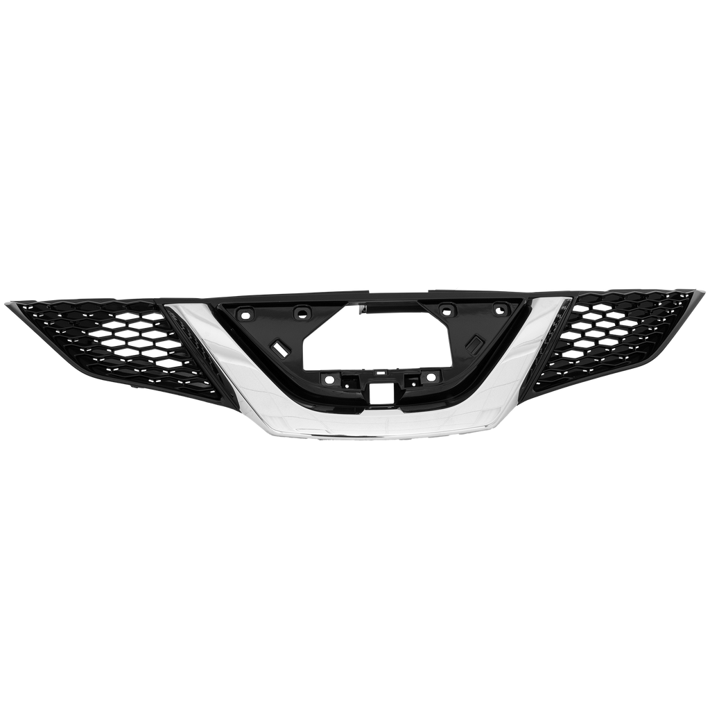 ROUGE SPORT 18-19 GRILLE, Painted Black Shell and Insert, w/ Chrome Molding, w/ Intelligent Cruise Control