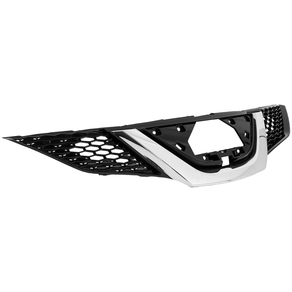 ROUGE SPORT 18-19 GRILLE, Painted Black Shell and Insert, w/ Chrome Molding, w/ Intelligent Cruise Control