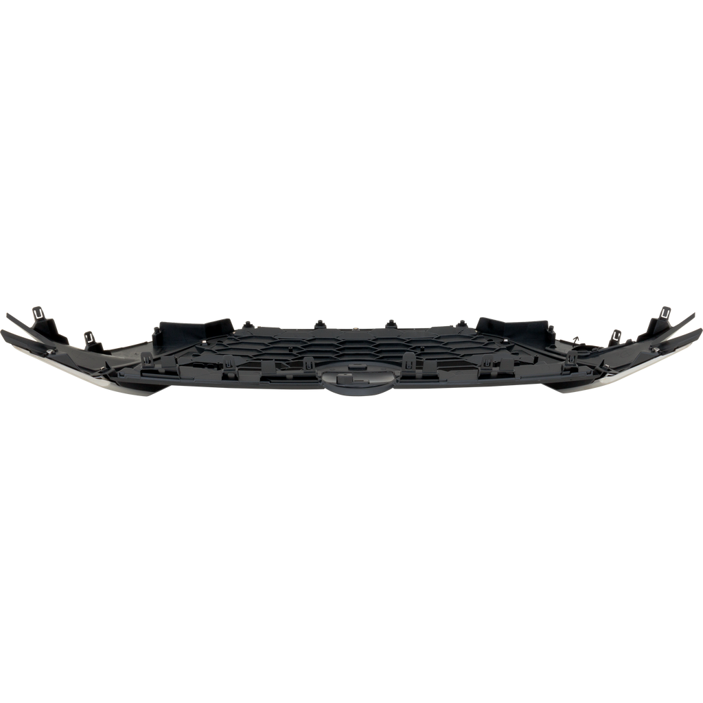 SENTRA 20-23 GRILLE, Black Shell with Chrome Insert, w/ Smoke Black Molding, w/o Camera Hole