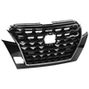 KICKS 21-23 GRILLE, Painted Black Shell and Insert, w/ Chrome Molding, SR Model