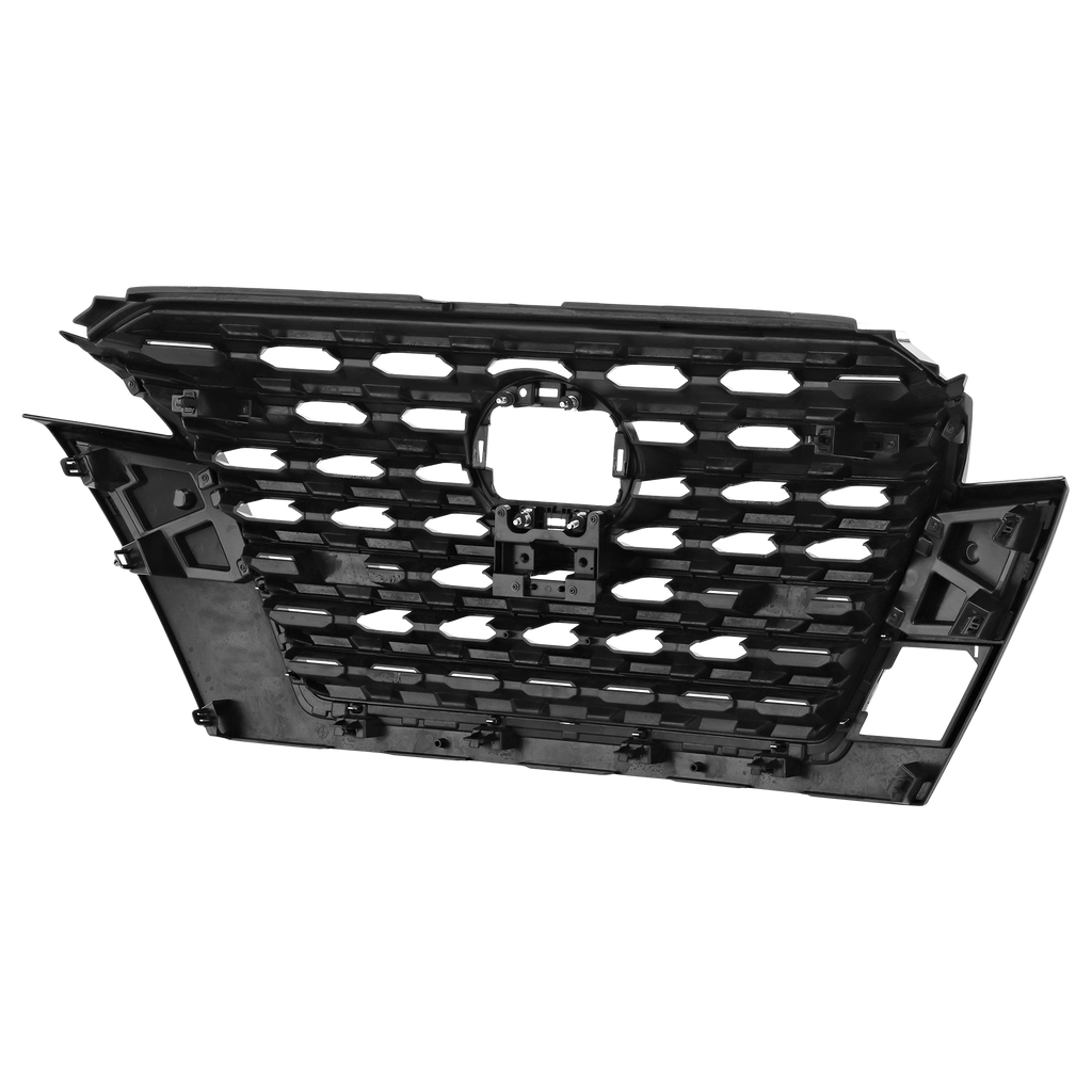 KICKS 21-23 GRILLE, Painted Black Shell and Insert, w/ Chrome Molding, SR Model
