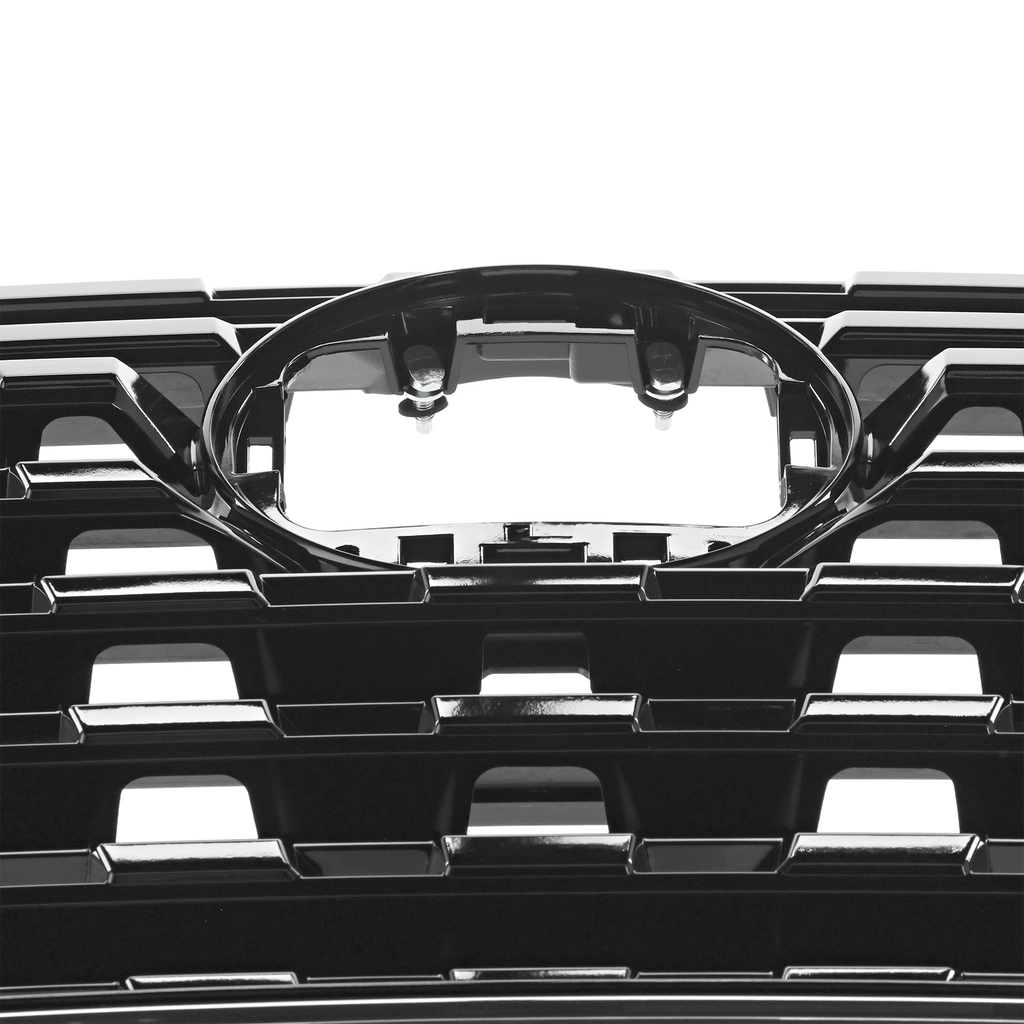 KICKS 21-23 GRILLE, Painted Black Shell and Insert, w/ Chrome Molding, SR Model