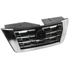 ARMADA 21-22 GRILLE, Painted Black Shell and Insert, w/ Chrome Molding, (SL, w/o Midnight Edition)/Platinum Models