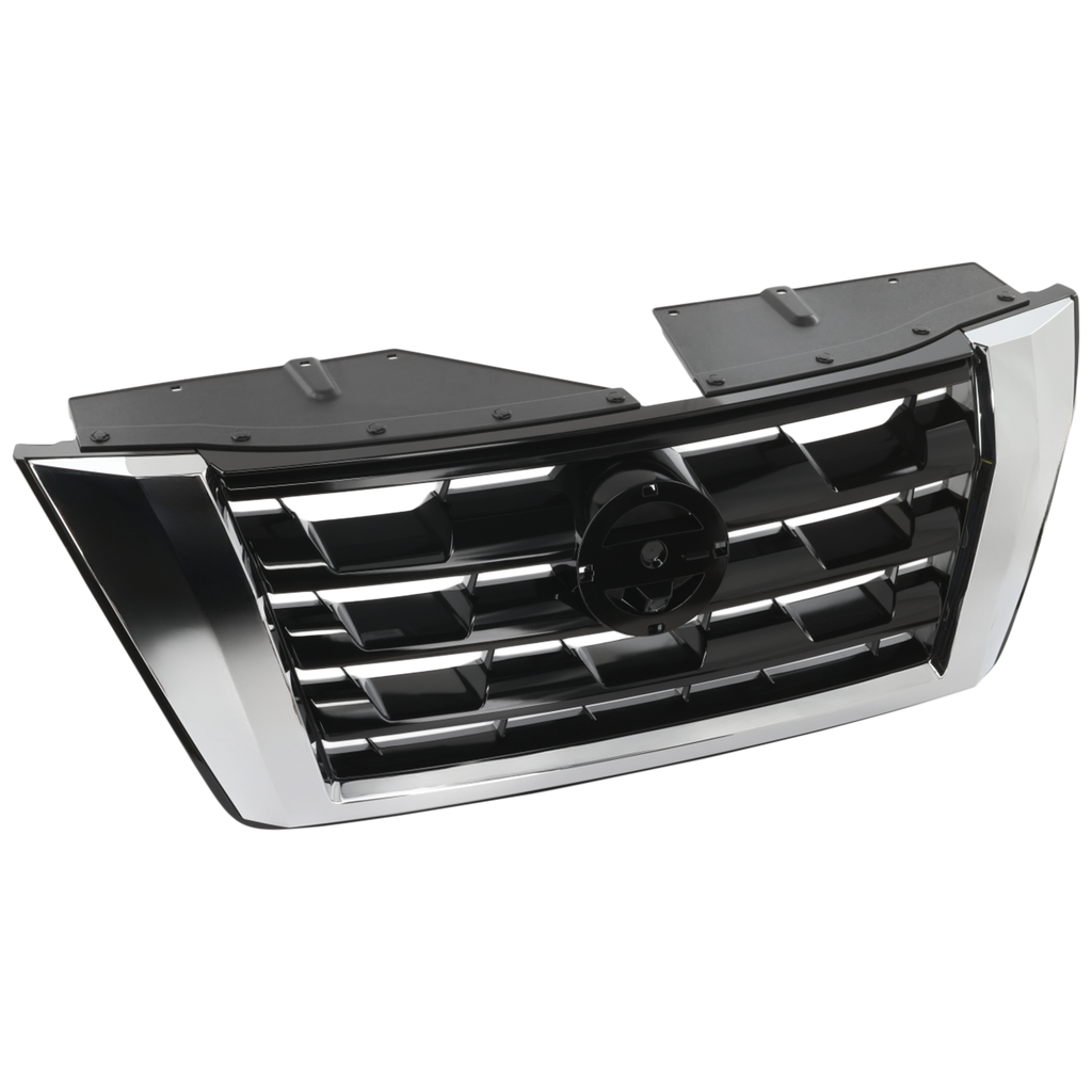 ARMADA 21-22 GRILLE, Painted Black Shell and Insert, w/ Chrome Molding, (SL, w/o Midnight Edition)/Platinum Models