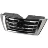 ARMADA 21-22 GRILLE, Painted Black Shell and Insert, w/ Chrome Molding, (SL, w/o Midnight Edition)/Platinum Models