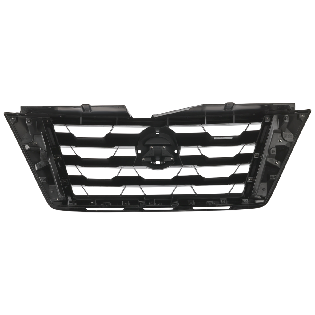 ARMADA 21-22 GRILLE, Painted Black Shell and Insert, w/ Chrome Molding, (SL, w/o Midnight Edition)/Platinum Models