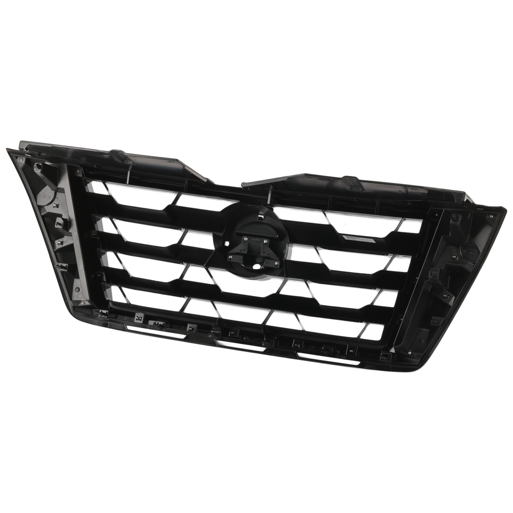 ARMADA 21-22 GRILLE, Painted Black Shell and Insert, w/ Chrome Molding, (SL, w/o Midnight Edition)/Platinum Models