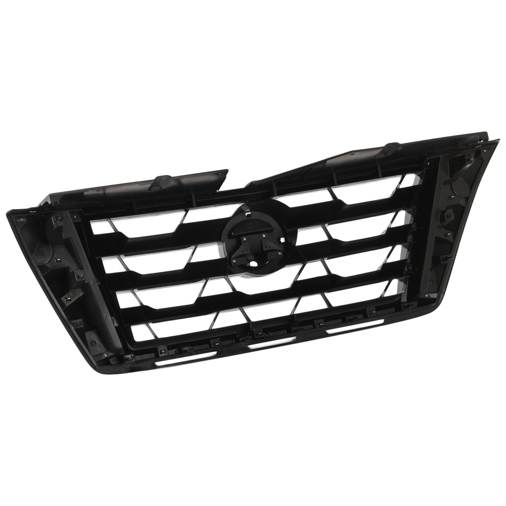 ARMADA 21-22 GRILLE, Painted Black Shell and Insert, w/ Chrome Molding, (SL, w/o Midnight Edition)/Platinum Models