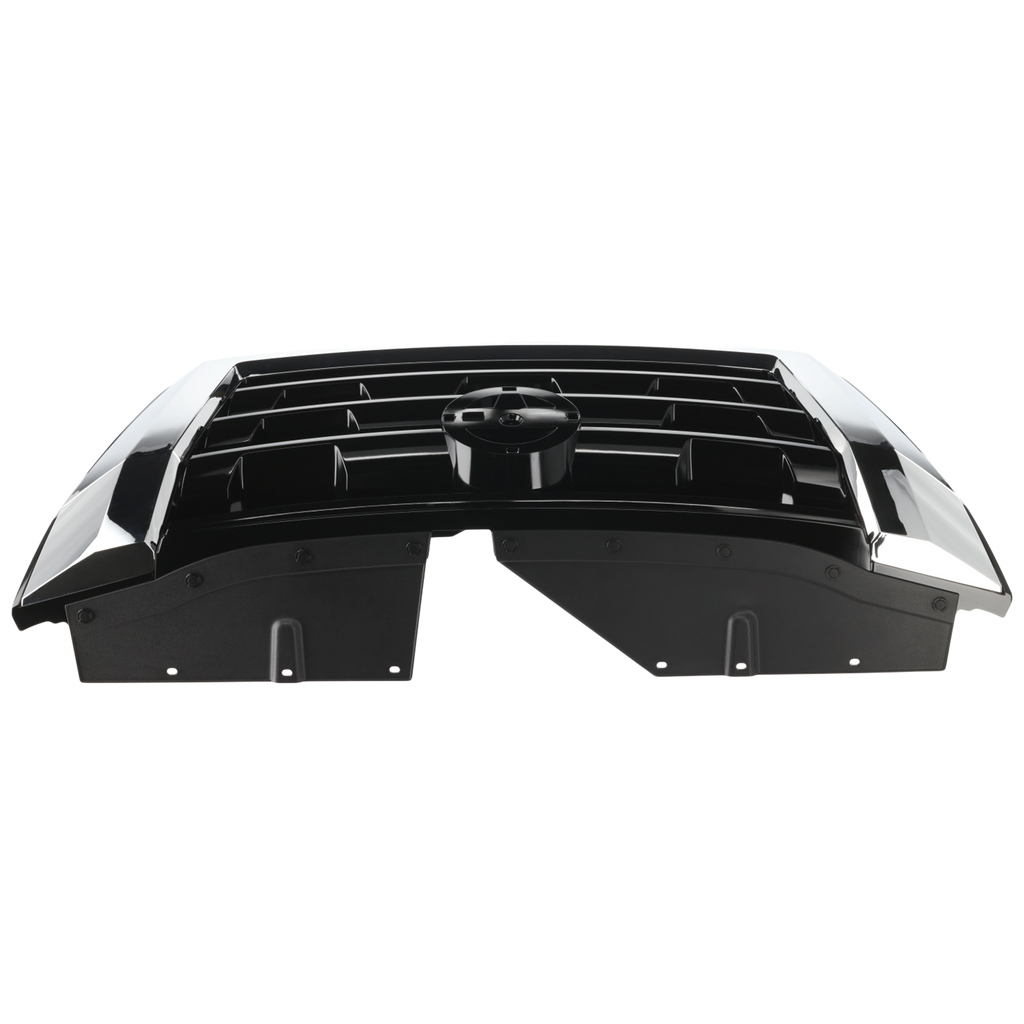 ARMADA 21-22 GRILLE, Painted Black Shell and Insert, w/ Chrome Molding, (SL, w/o Midnight Edition)/Platinum Models