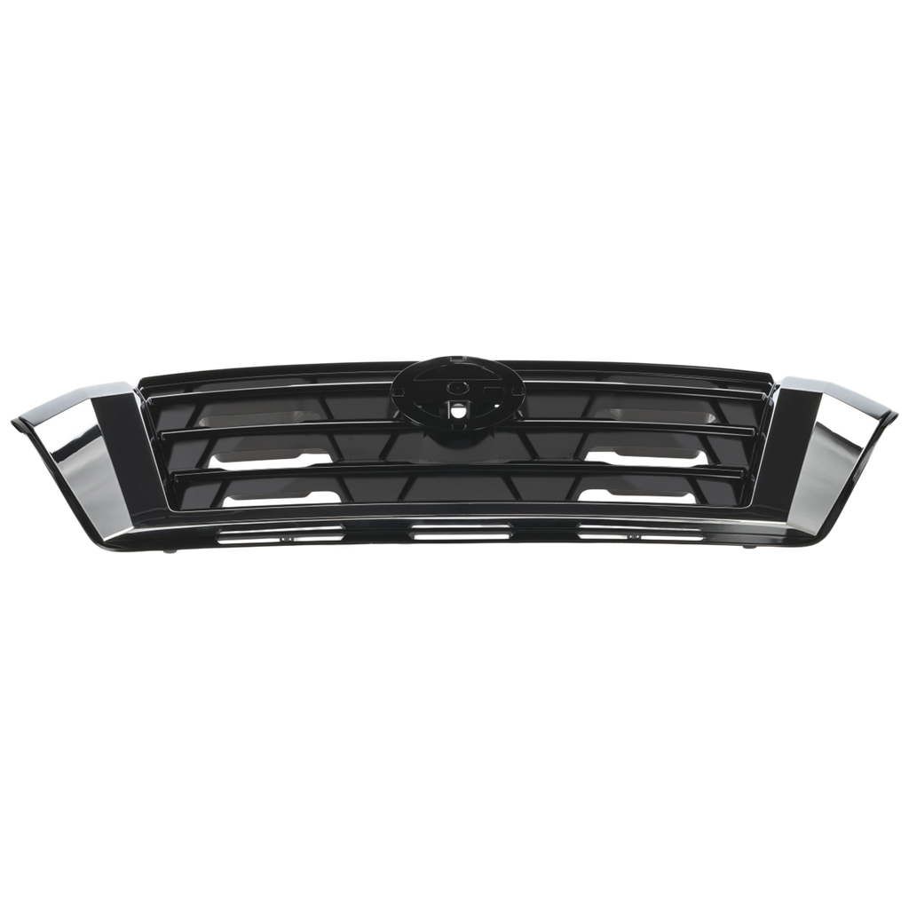 ARMADA 21-22 GRILLE, Painted Black Shell and Insert, w/ Chrome Molding, (SL, w/o Midnight Edition)/Platinum Models