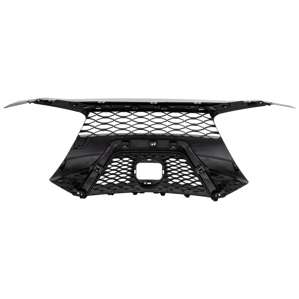 MAXIMA 19-19 GRILLE, Painted Black Shell with Chrome Insert, SR Model, w/o Premium Package, w/o Front View Camera