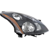 ALTIMA 10-12 HEAD LAMP RH AND LH, Lens and Housing, Halogen, Black Bezel, Sedan, 2-Piece