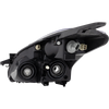 ALTIMA 10-12 HEAD LAMP RH AND LH, Lens and Housing, Halogen, Black Bezel, Sedan, 2-Piece