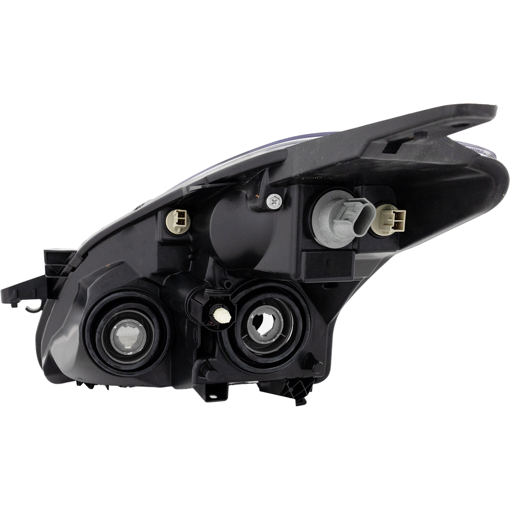 ALTIMA 10-12 HEAD LAMP RH AND LH, Lens and Housing, Halogen, Black Bezel, Sedan, 2-Piece