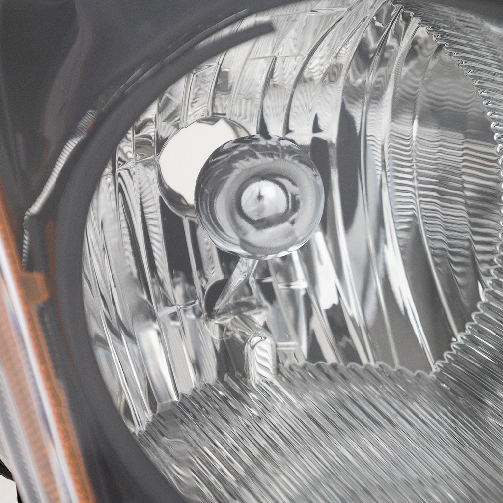 ALTIMA 10-12 HEAD LAMP RH AND LH, Lens and Housing, Halogen, Black Bezel, Sedan, 2-Piece
