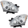 ALTIMA 10-13 HEAD LAMP RH AND LH, Lens and Housing, Halogen, Chrome Bezel, 2-Piece