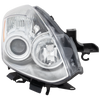 ALTIMA 10-13 HEAD LAMP RH AND LH, Lens and Housing, Halogen, Chrome Bezel, 2-Piece