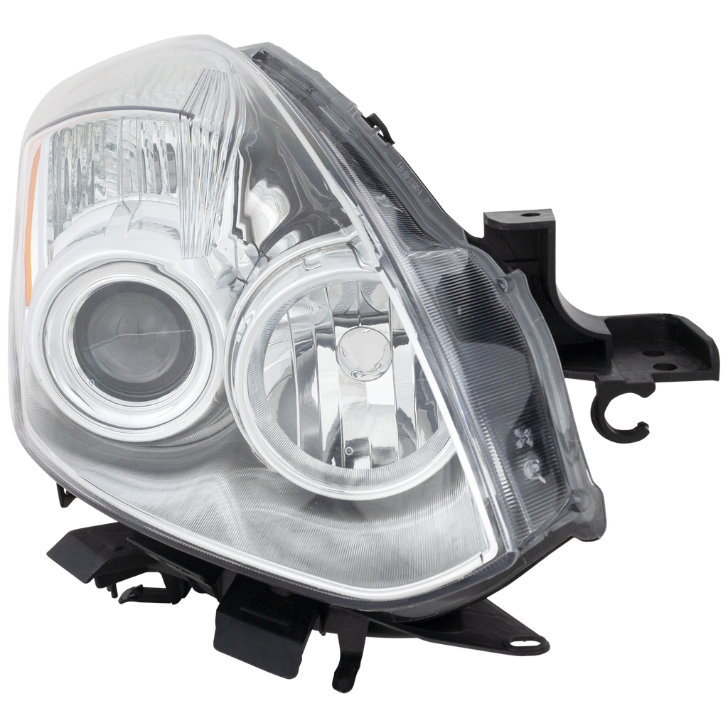 ALTIMA 10-13 HEAD LAMP RH AND LH, Lens and Housing, Halogen, Chrome Bezel, 2-Piece