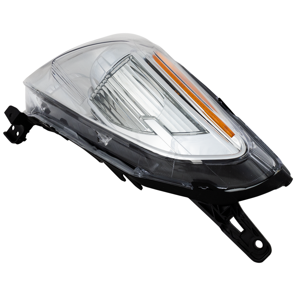 ALTIMA 10-13 HEAD LAMP RH AND LH, Lens and Housing, Halogen, Chrome Bezel, 2-Piece