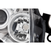 ALTIMA 10-13 HEAD LAMP RH AND LH, Lens and Housing, Halogen, Chrome Bezel, 2-Piece