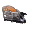 ALTIMA 07-07 HEAD LAMP RH, Assembly, Halogen, Black Bezel, Sedan/Hybrid