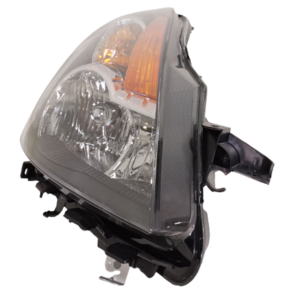 ALTIMA 07-07 HEAD LAMP RH, Assembly, Halogen, Black Bezel, Sedan/Hybrid