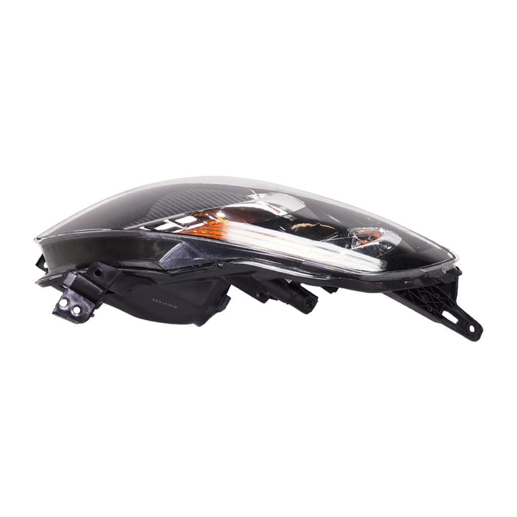 ALTIMA 07-07 HEAD LAMP RH, Assembly, Halogen, Black Bezel, Sedan/Hybrid