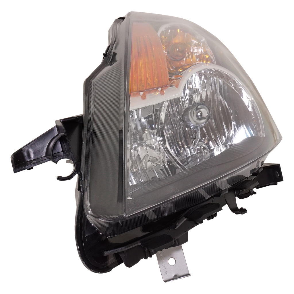ALTIMA 07-07 HEAD LAMP LH, Assembly, Halogen, Black Bezel, Sedan/Hybrid
